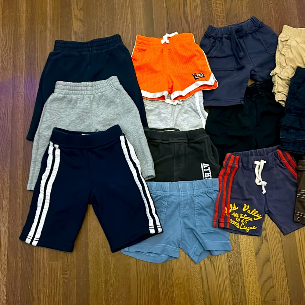 Huge 20 piece lot of Baby Boy Shorts / Pants 6-12m EUC